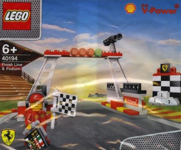 Boxart van Finish Line & Podium (Shell) (40194) (Shell), Lego Shell