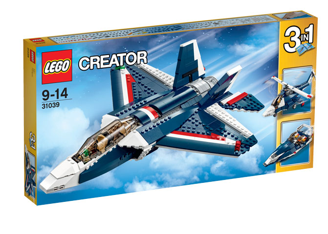 Boxart van Blauwe Straaljager 3-in-1 (Creator) (31039) (Creator), Lego Creator