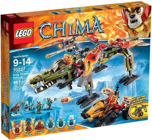 Boxart van King Crominus' Redding (Chima) (70227) (Chima), Lego Chima