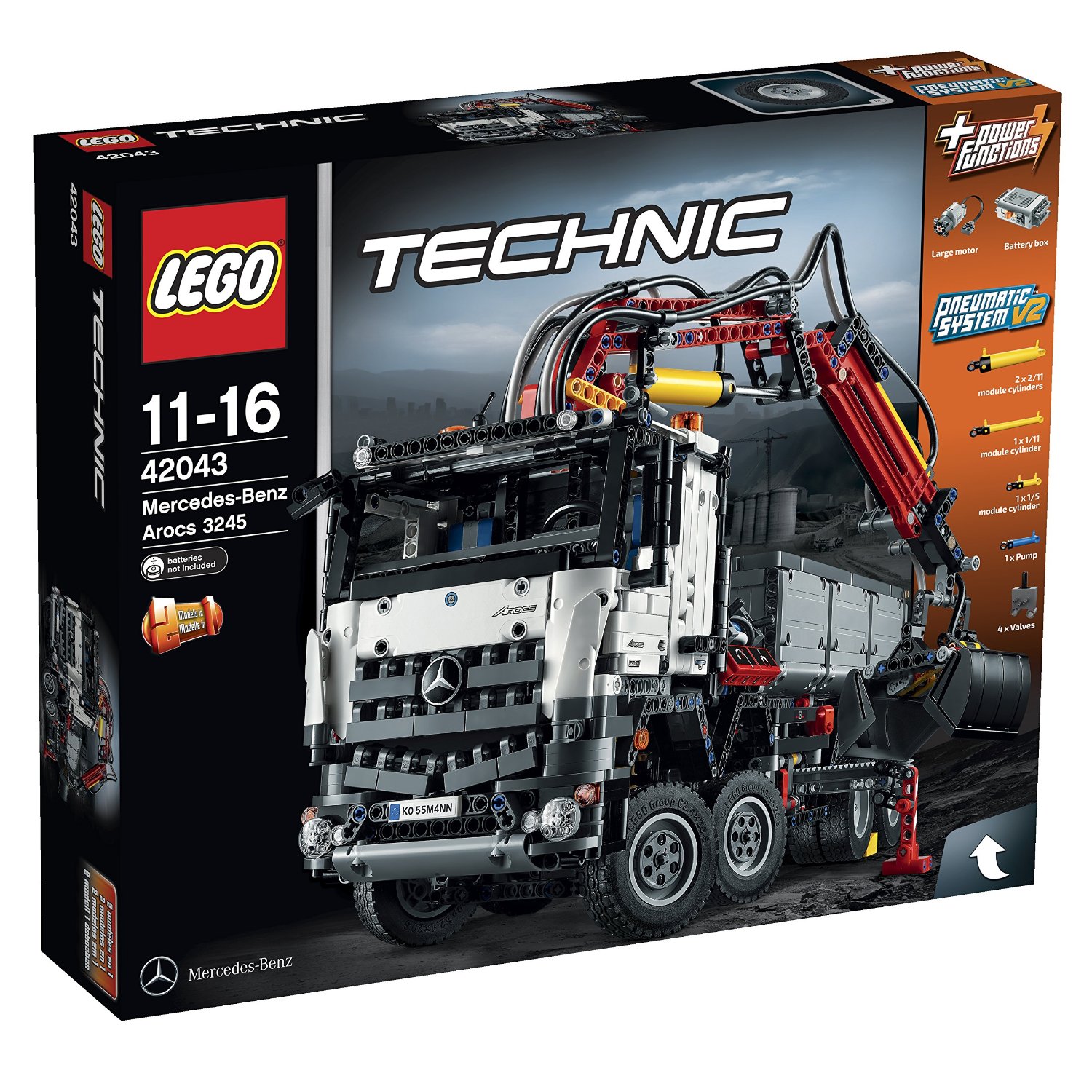 Boxart van Mercedes-Benz Arocs 3245 (Technic) (42043) (Technic), Lego Technic