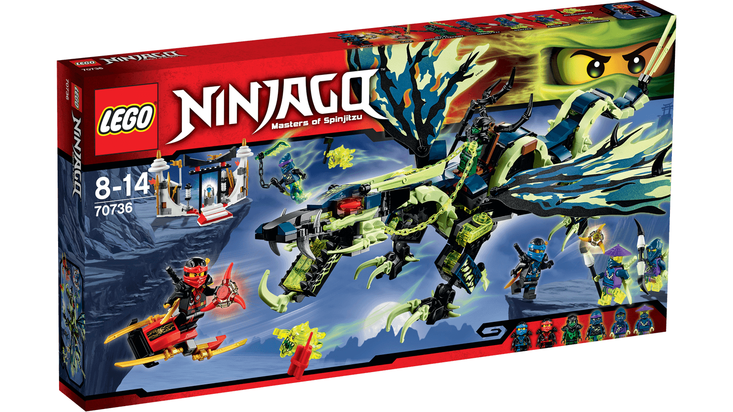 Boxart van Aanval van de Morro Draak (Ninjago) (70736) (Ninjago), Lego Ninjago