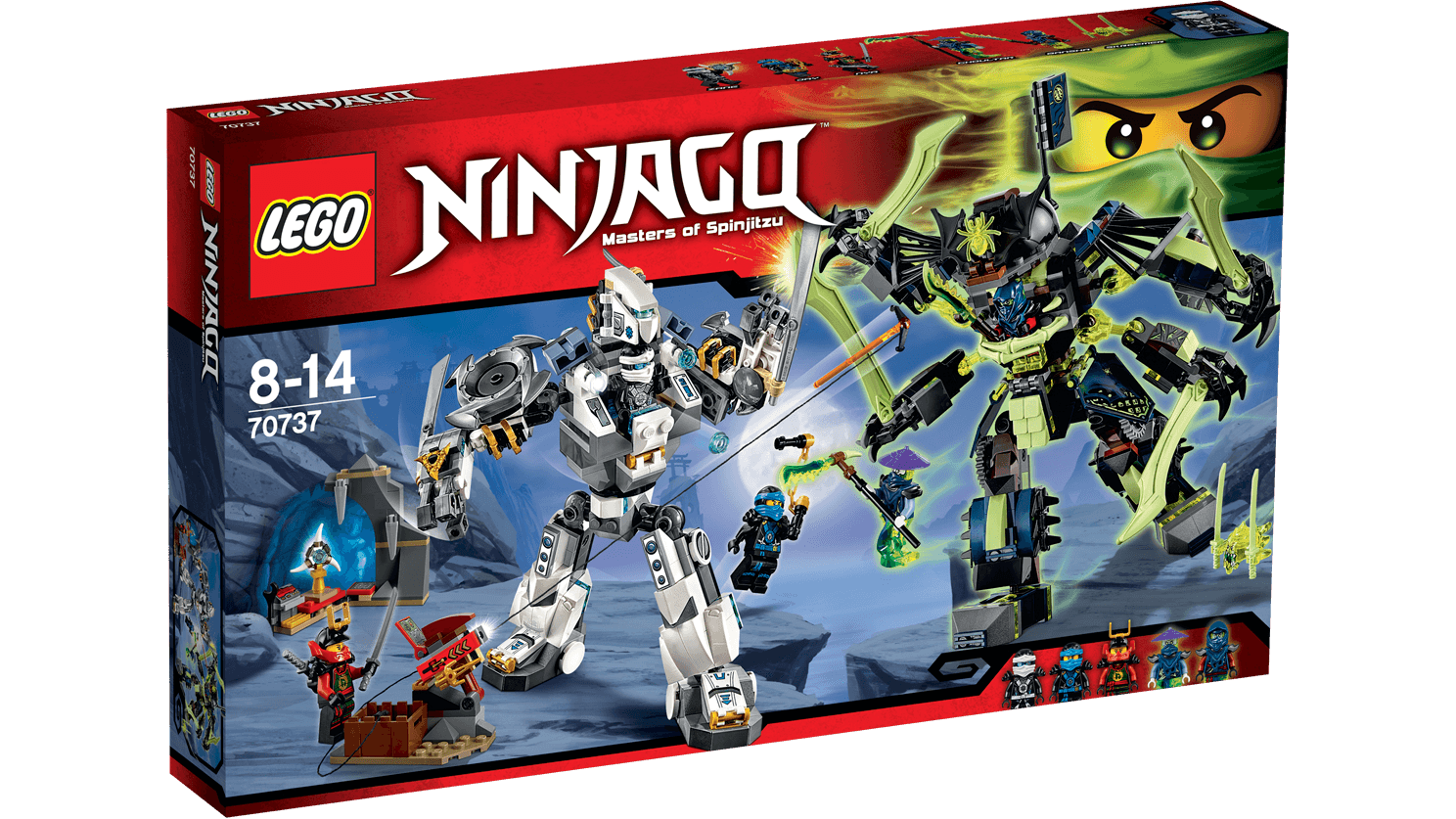 Boxart van Titanium Mecha Duel (Ninjago) (70737) (Ninjago), Lego Ninjago