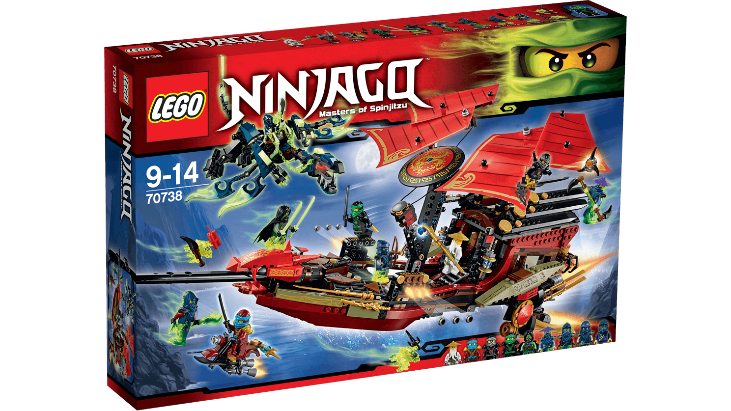 Boxart van Laatste Vlucht van de Destiny Bounty (Ninjago) (70738) (Ninjago), Lego Ninjago