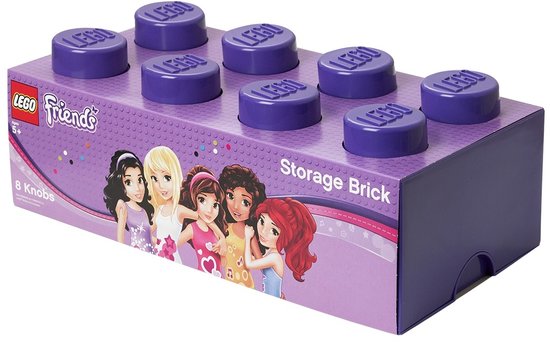 Boxart van Opbergbox - 8-Brick Paars (8018399) (Opbergboxen), LEGO Opbergbox