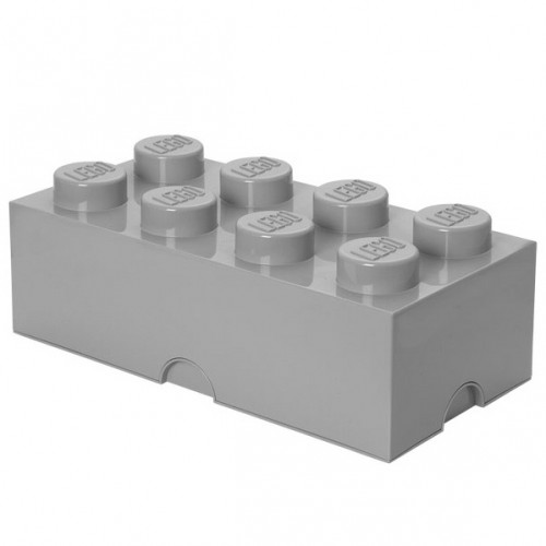 Boxart van Opbergbox - 8-Brick Grijs (Opbergboxen), LEGO Opbergbox