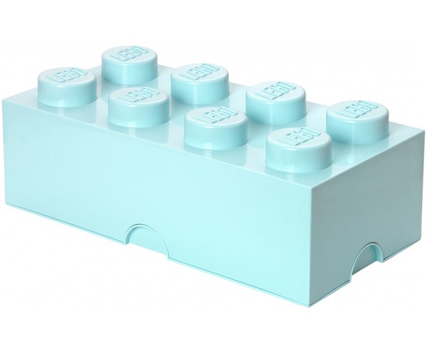 Boxart van Opbergbox - 8-Brick Lichtblauw (Opbergboxen), LEGO Opbergbox
