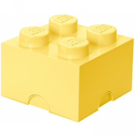Boxart van Opbergbox - 4-Brick Lichtgeel (Opbergboxen), LEGO Opbergbox