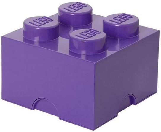 Boxart van Opbergbox - 4-Brick Paars (Opbergboxen), LEGO Opbergbox