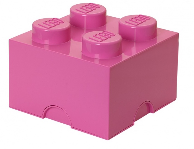 Boxart van Opbergbox - 4-Brick Roze (40041739) (Opbergboxen), LEGO Opbergbox
