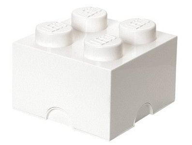 Boxart van Opbergbox - 4-Brick Wit (40031739) (Opbergboxen), LEGO Opbergbox