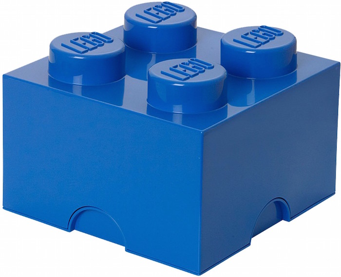 Boxart van Opbergbox - 4-Brick Blauw (40031731) (Opbergboxen), LEGO Opbergbox