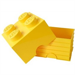 Boxart van Opbergbox - 4-Brick Geel (40031732) (Opbergboxen), LEGO Opbergbox