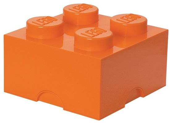 Boxart van Opbergbox - 4-Brick Oranje (40031732) (Opbergboxen), LEGO Opbergbox