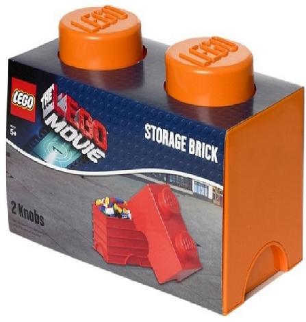 Boxart van Opbergbox - 2-Brick Oranje (4200803) (Opbergboxen), LEGO Opbergbox