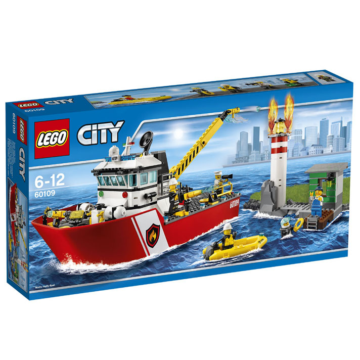 Boxart van Brandweerboot (City) (60109) (City), City