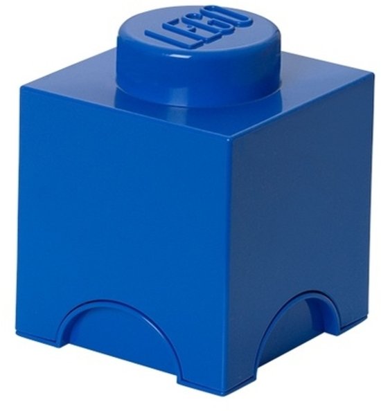 Boxart van Opbergbox - 1-Brick Blauw (Opbergboxen), LEGO Opbergbox