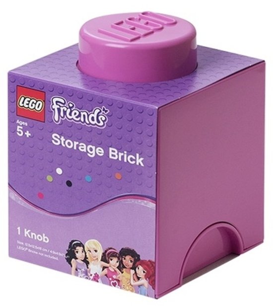 Boxart van Opbergbox - 1-Brick Paars (Opbergboxen), LEGO Opbergbox