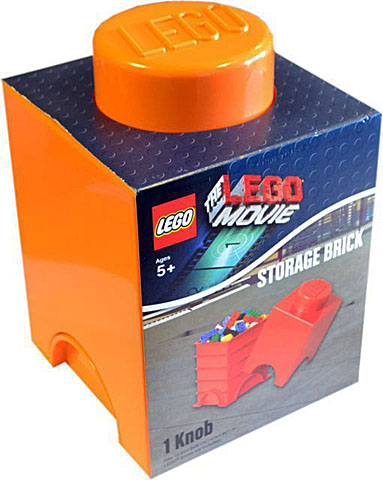 Boxart van Opbergbox - 1-Brick Oranje (Opbergboxen), LEGO Opbergbox