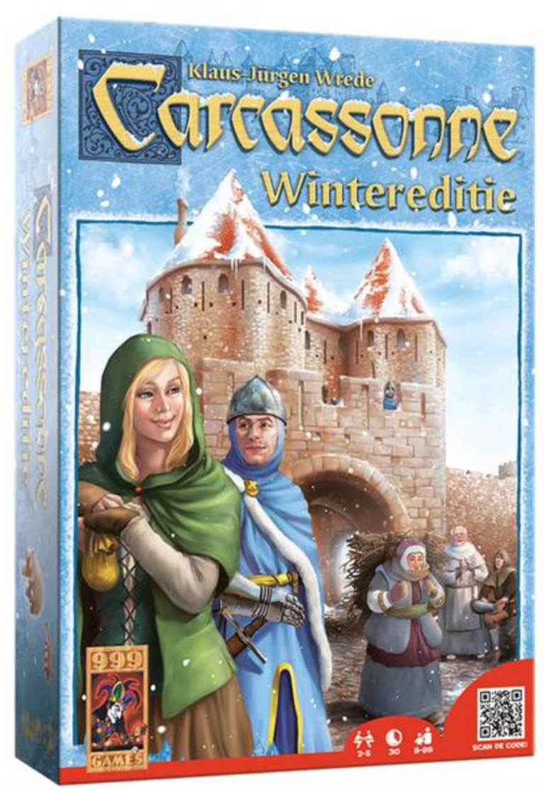 Carcassonne: Het Basisspel Wintereditie (Bordspellen), 999 Games