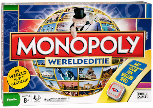 Monopoly: Wereld Editie (Bordspellen), Hasbro Games