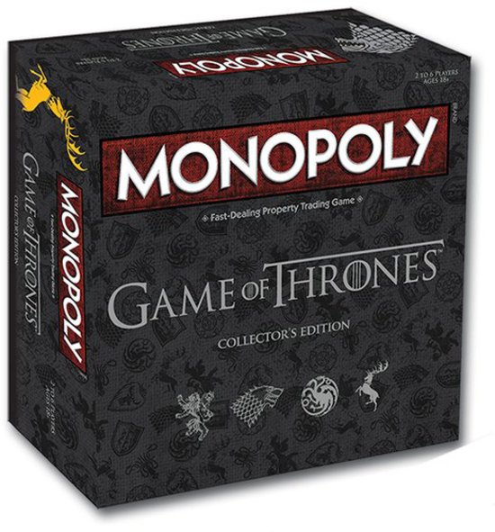 Monopoly: Game of Thrones Collectors Edition (Bordspellen), Hasbro Games