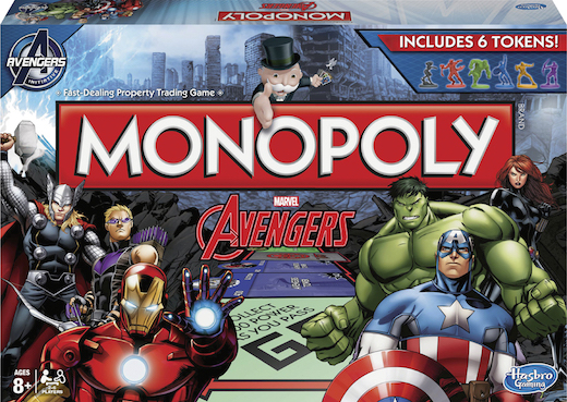 Monopoly: Marvel Avengers (Bordspellen), Hasbro Games