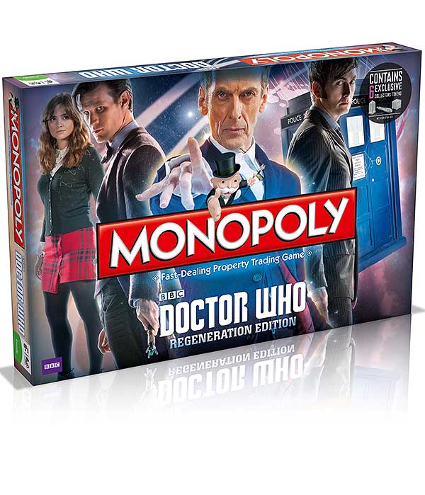 Monopoly: Doctor Who Regeneration Edition (Bordspellen), Hasbro Games