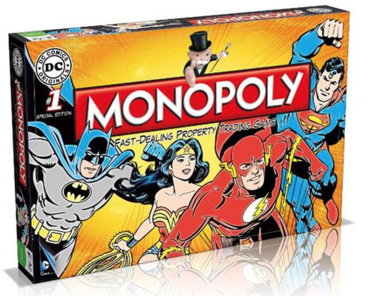 Monopoly: DC Comics Originals (Bordspellen), Hasbro Games