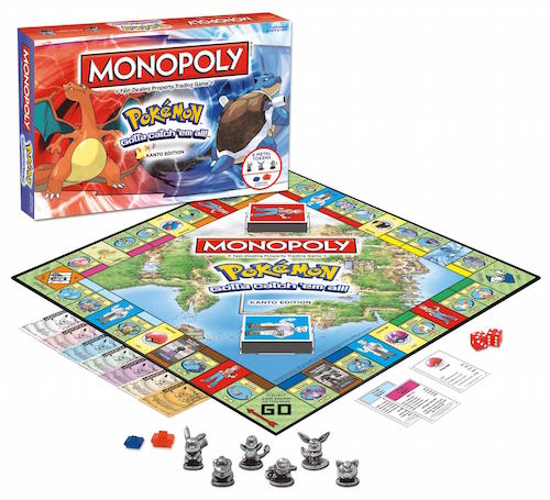 Monopoly: Pokemon Kanto Edition (Bordspellen), Hasbro Games