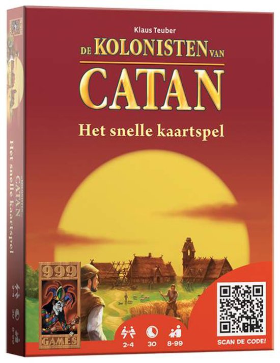 Kolonisten Van Catan: Het Snelle Kaartspel (Bordspellen), 999 Games