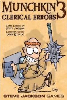 Munchkin Uitbreiding 3: Clerical Errors (Bordspellen), Steve Jackson Games