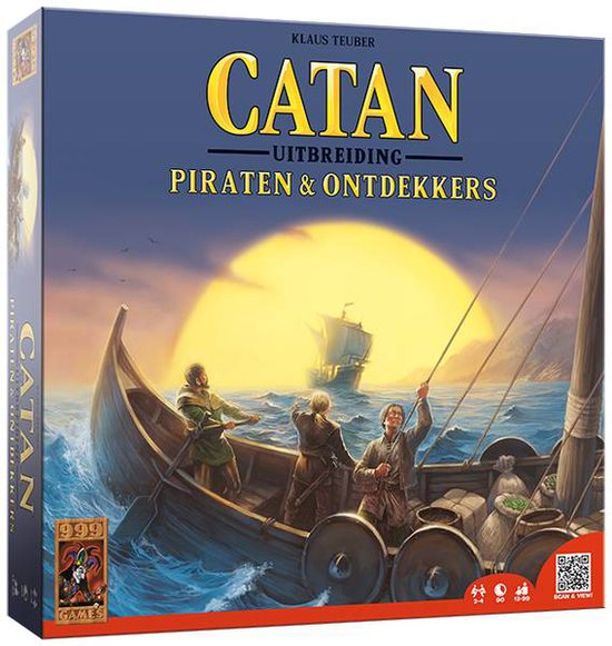 Kolonisten Van Catan Uitbreiding: Piraten En Ontdekkers (Bordspellen), 999 Games