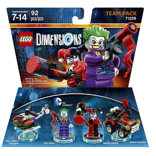 Boxart van Joker en Harley Quinn Team Pack (Dimensions) (71229) (Dimensions), Dimensions