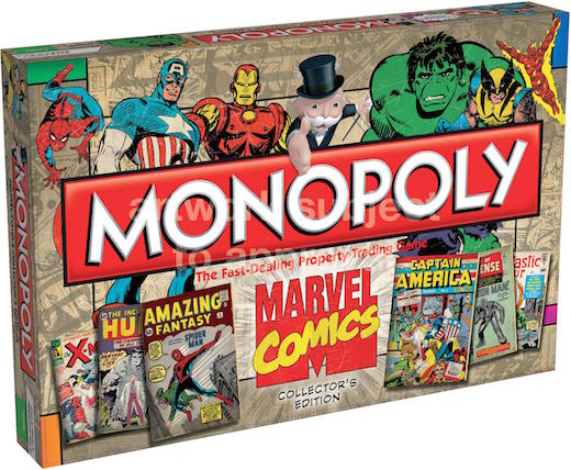 Monopoly: Marvel Comics (Bordspellen), Hasbro Games