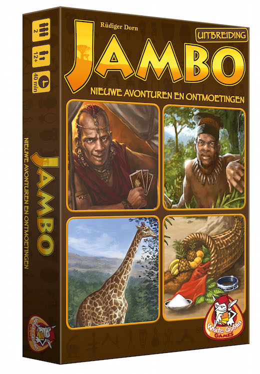 Jambo Kaartspel Uitbreiding: Nieuwe Avonturen en Ontmoetingen (Bordspellen), White Goblin Games