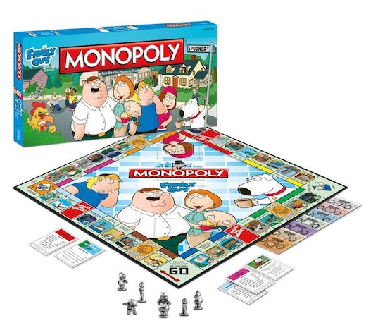 Monopoly: Family Guy (Bordspellen), Hasbro Games