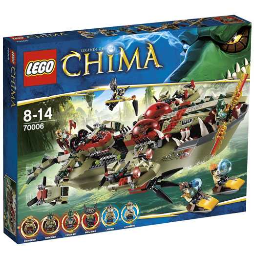 Boxart van Cragger's Commando Schip (Legends of Chima) (70006) (Chima), Legends of Chima