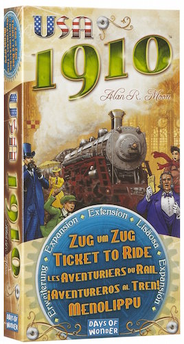 Ticket to Ride: USA Uitbreiding: 1910 (Bordspellen), Days of Wonder