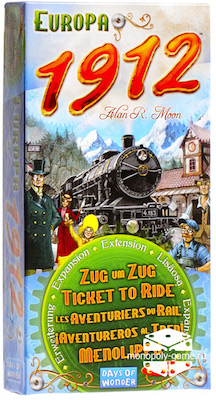 Ticket to Ride: Europe Uitbreiding: 1912