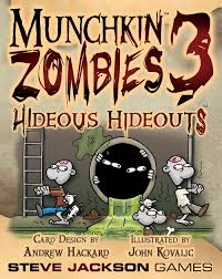 Munchkin Zombies Uitbreiding 3: Hideous Hideouts (Bordspellen), Steve Jackson Games 