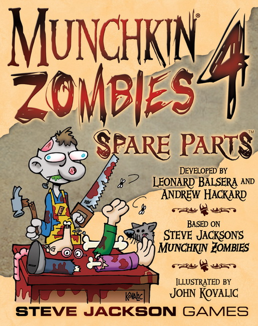 Munchkin Zombies Uitbreiding 4: Spare Parts (Bordspellen), Steve Jackson Games 