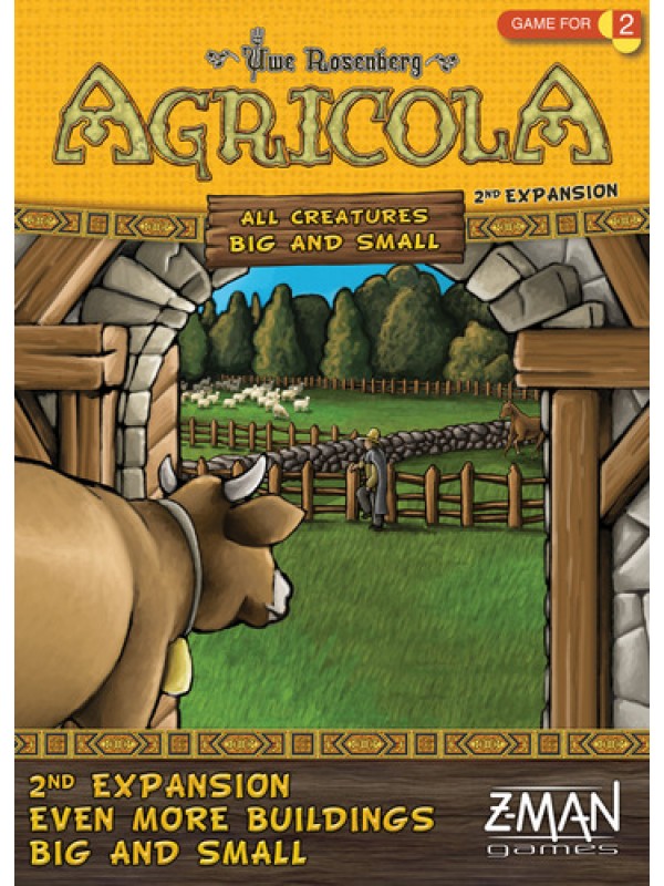 Agricola 2 Spelers Uitbreiding 1: More Buildings Big and Small (Bordspellen), Z-Man Games