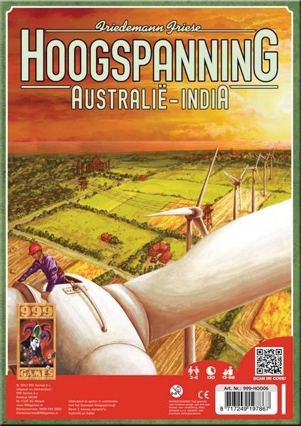 Hoogspanning Uitbreiding: Australie / India (Bordspellen), 999 Games