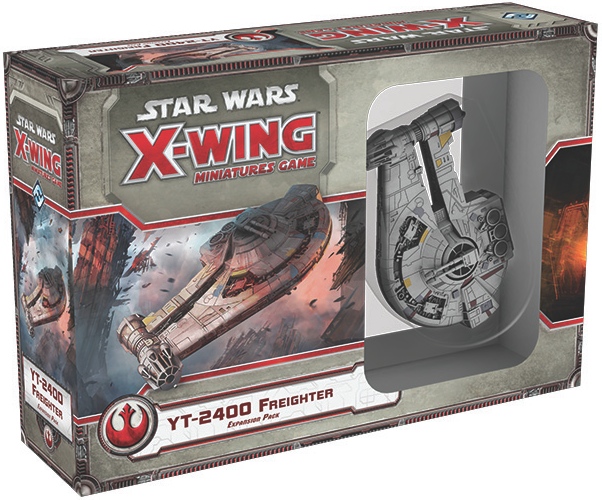 Star Wars X-Wing Miniatuur: YT-2400 Freighter (Bordspellen), Fantasy Flight Games