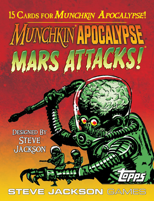 Munchkin Apocalypse Booster Uitbreiding: Mars Attacks! (Bordspellen), Steve Jackson Games