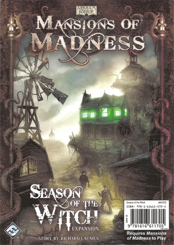 Mansions Of Madness Uitbreiding: Season Of The Witch (Bordspellen), Fantasy Flight Games