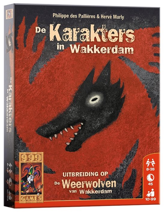 Weerwolven van Wakkerdam Uitbreiding: Karakters (Bordspellen), 999 Games