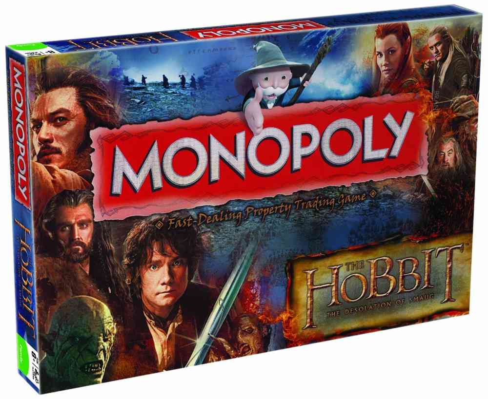 Monopoly: The Hobbit 2: Desolation Of Smaug (Bordspellen), Hasbro Games