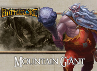 Battlelore (2nd edition) Uitbreiding: Reinforcement Pack: Mountain Giant (Bordspellen), Fantasy Flight Games
