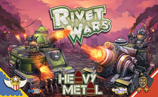 Rivet Wars Uitbreiding: Heavy Metal (Bordspellen), Cool Mini or Not